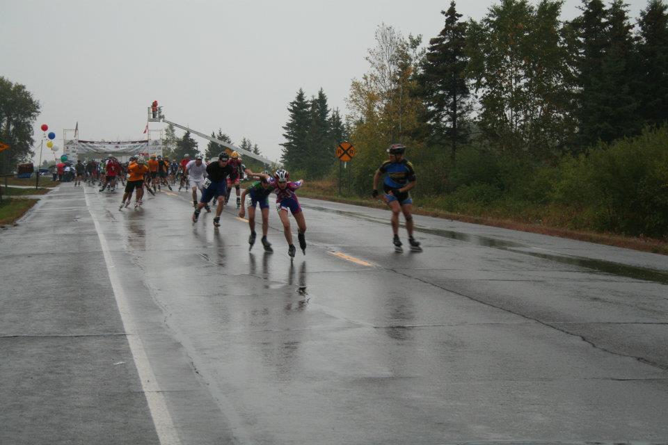 Xion and Zephaneah, out in front. Duluth, MN.