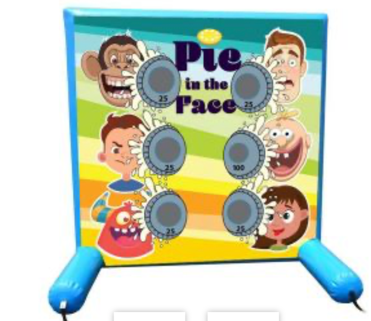 Pie In The Face Toss Carnival Game