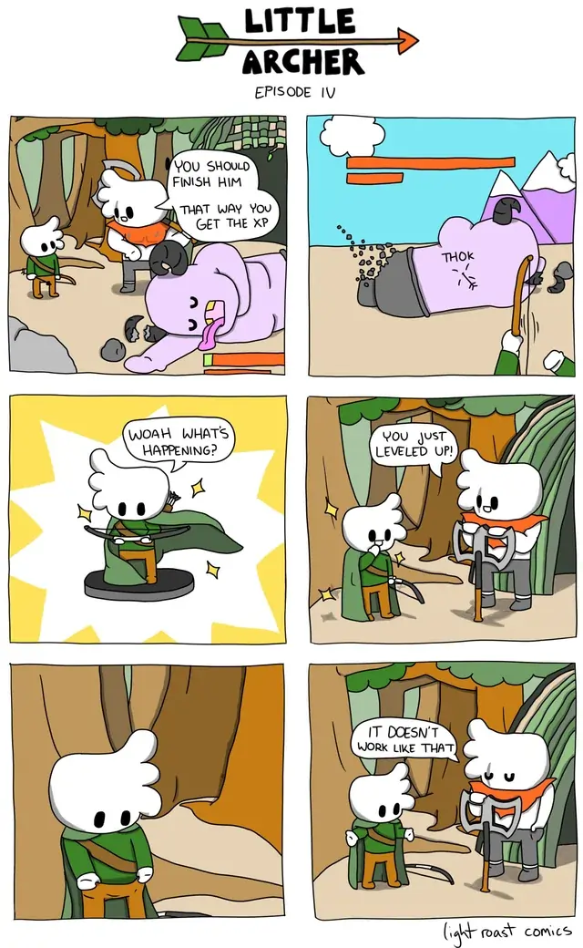 Panel 1: nullPanel 2: nullPanel 3: nullPanel 4: nullPanel 5: nullPanel 6: nullThis is the end of the comic.