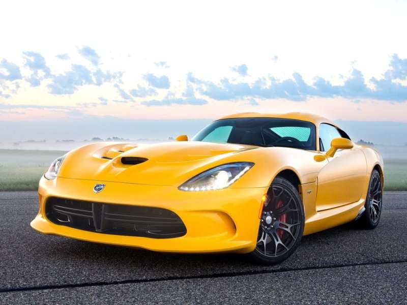 2014 dodge srt viper yellow 