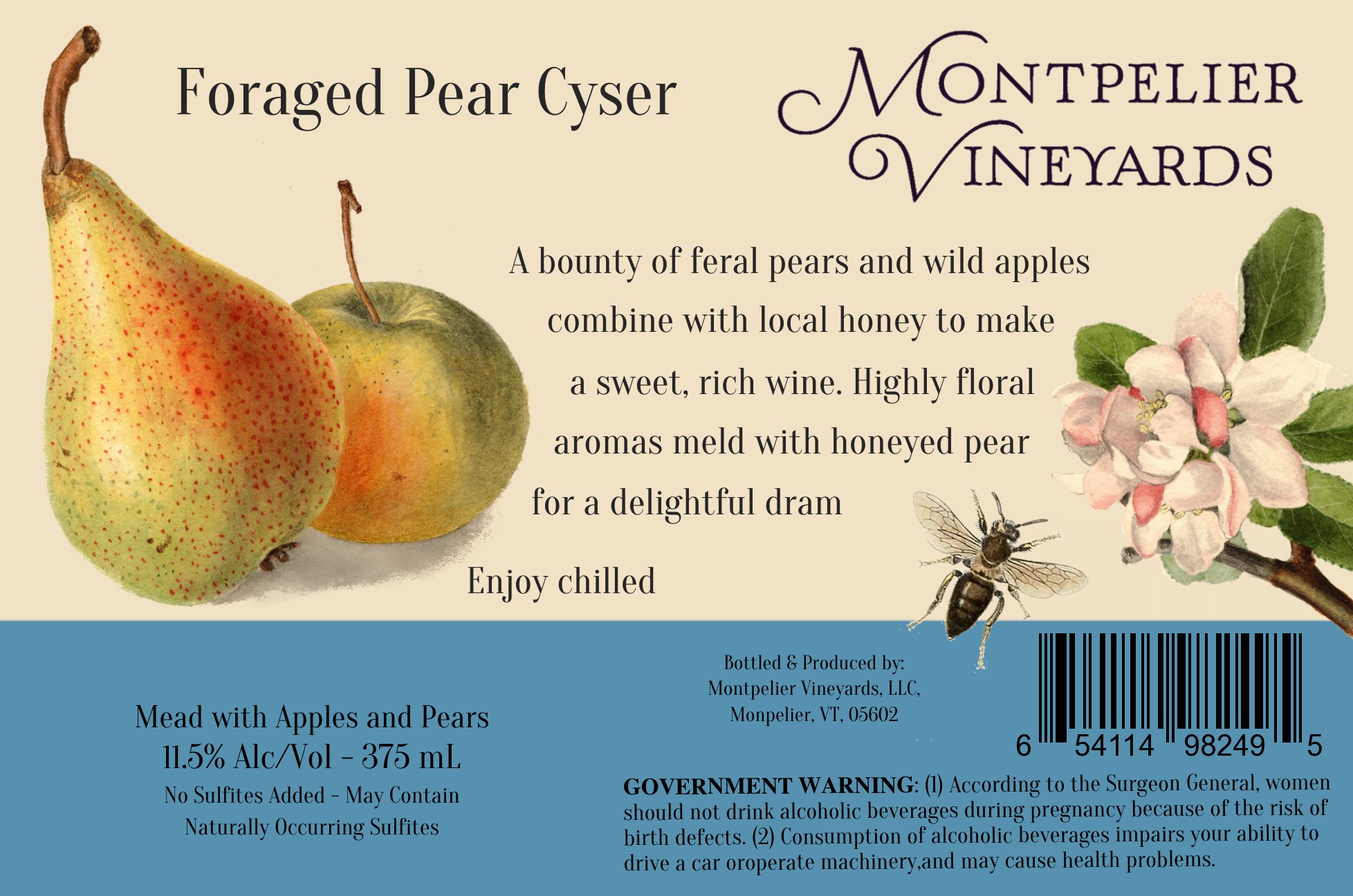 Foraged Pear Cyser 