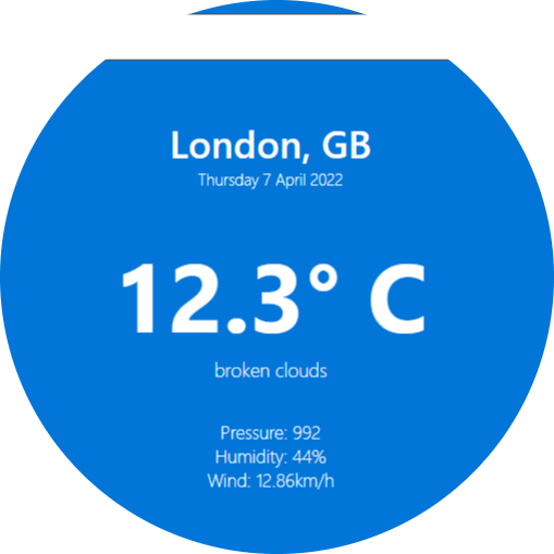Live Casting Weather App