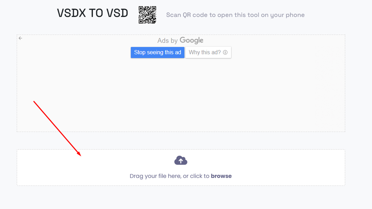 How to convert vsdx to vsd online free