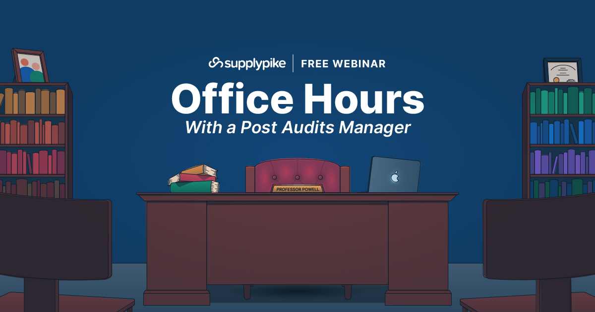 Office Hours with a Post Audits Manager