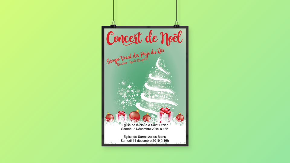 Affiche concert - Noël 2019