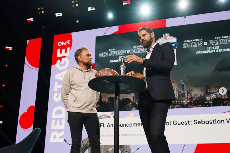 Sebastian Vollmer auf dem OMR Festival 2023