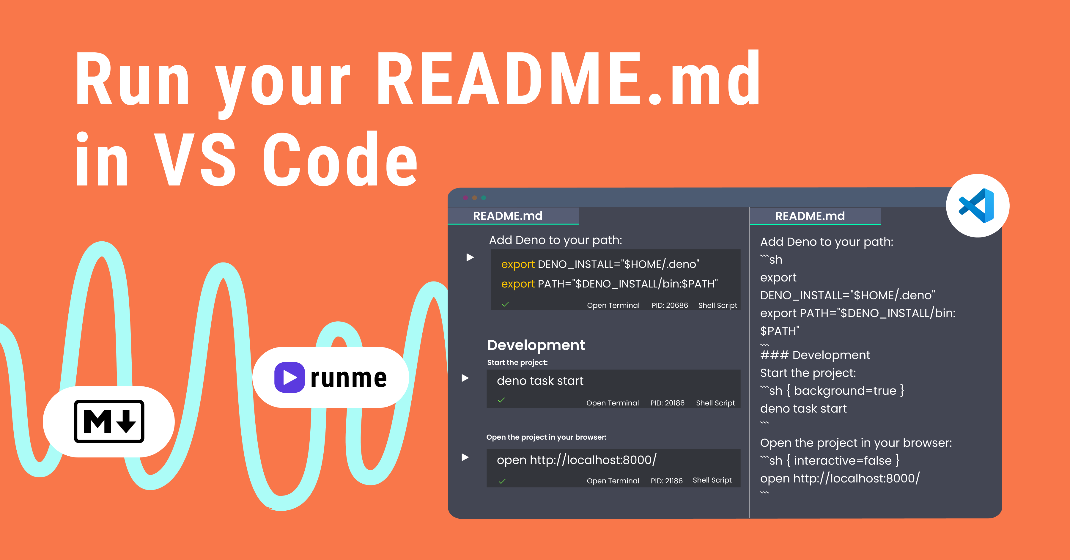 Run Your README md In VS Code