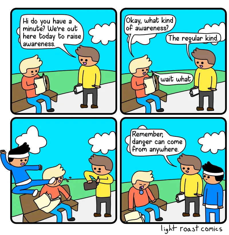 Panel 1: nullPanel 2: nullPanel 3: nullPanel 4: nullThis is the end of the comic.