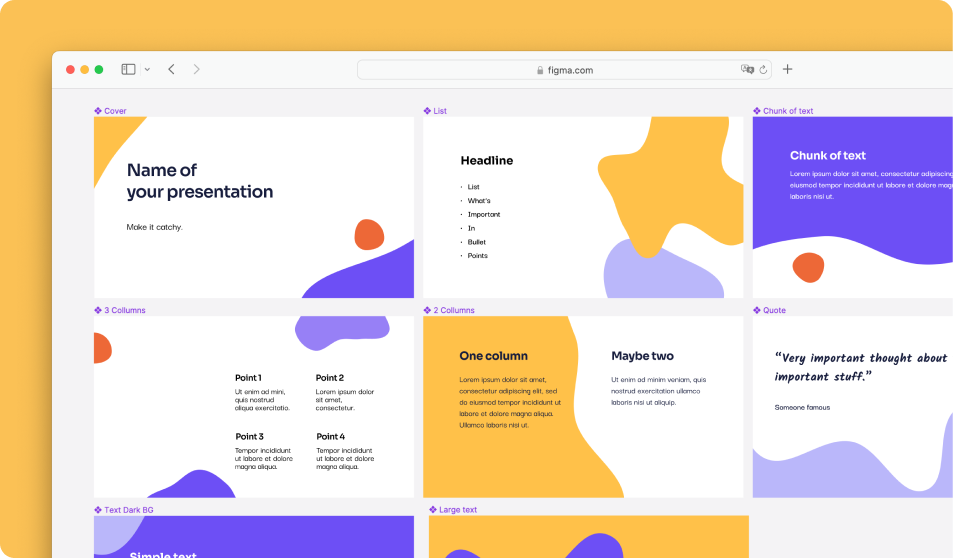 create presentation figma