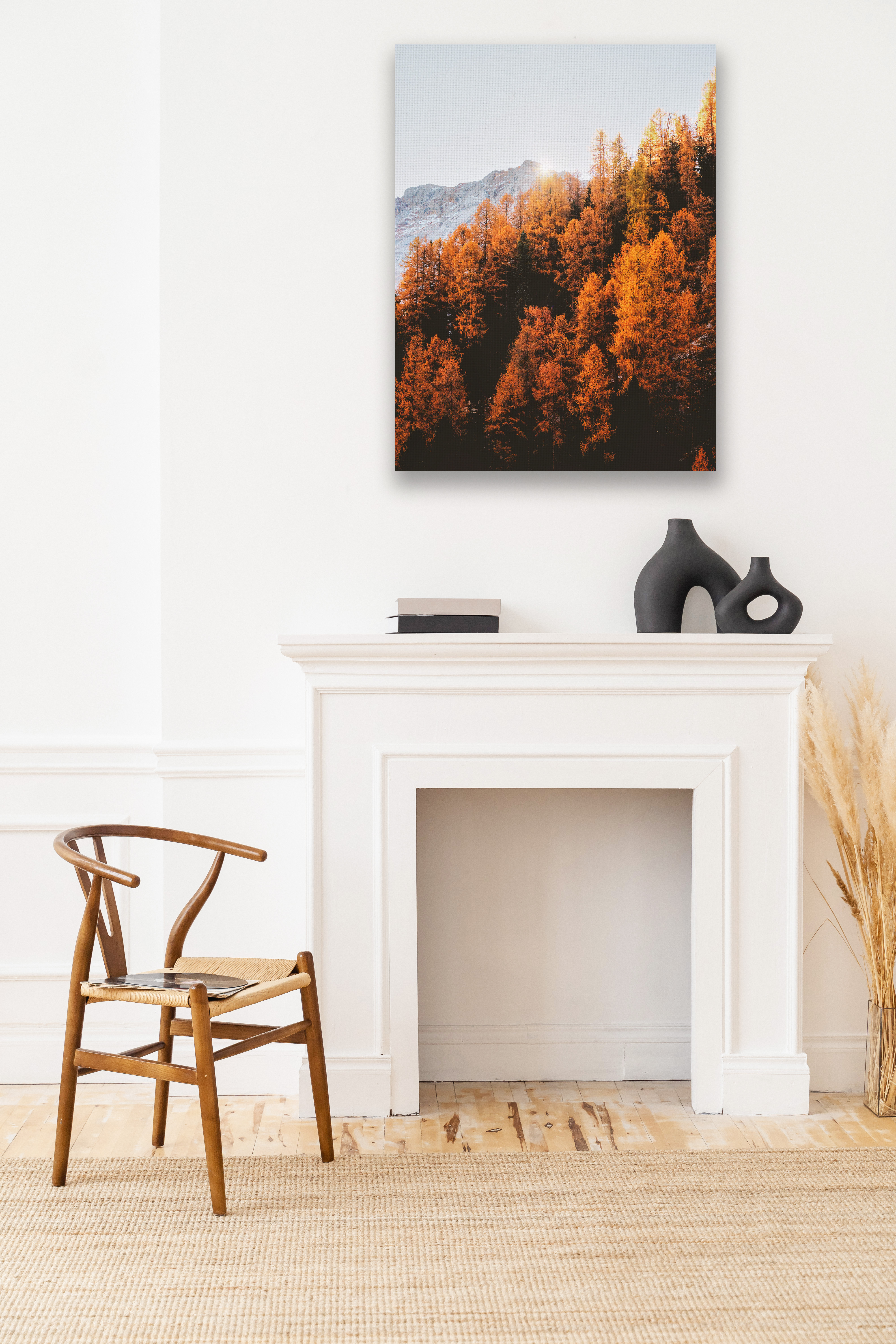 Canvas print of fall landscape