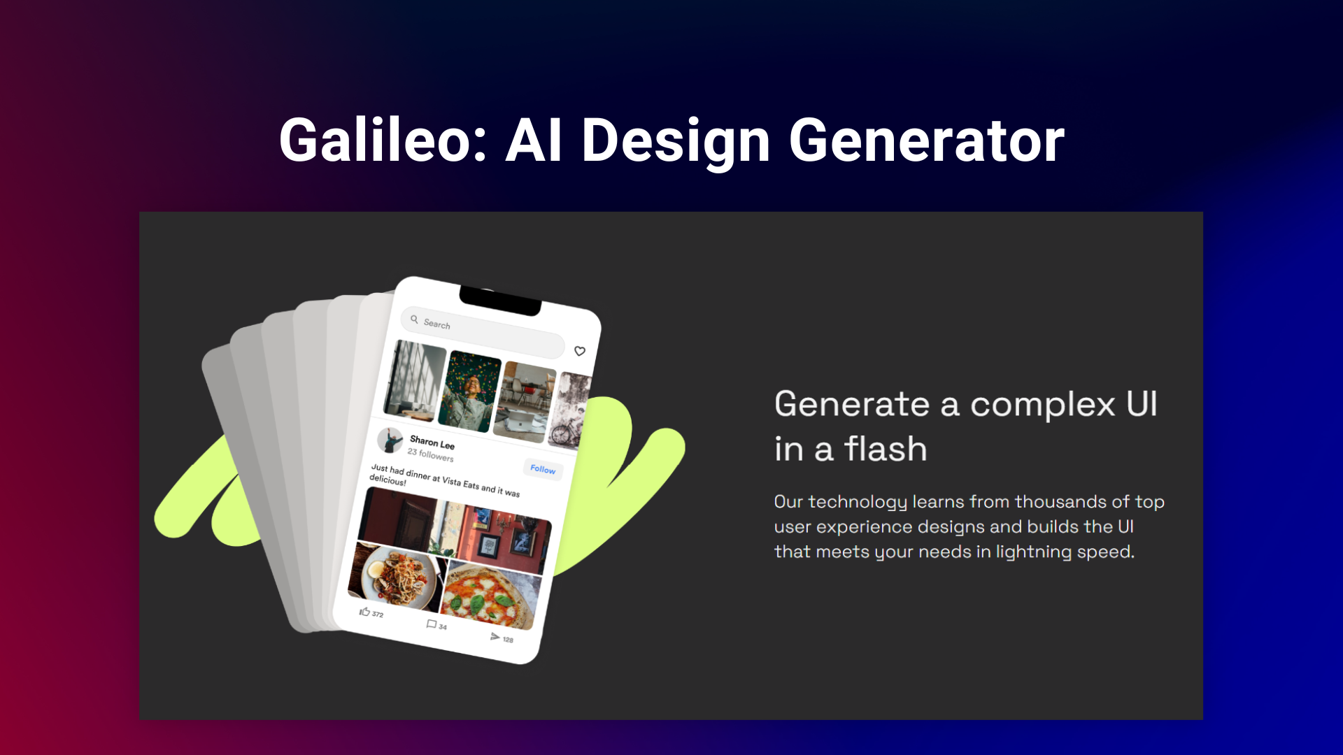 Galileo: AI Design Generator using Text-to-Design AI Technology