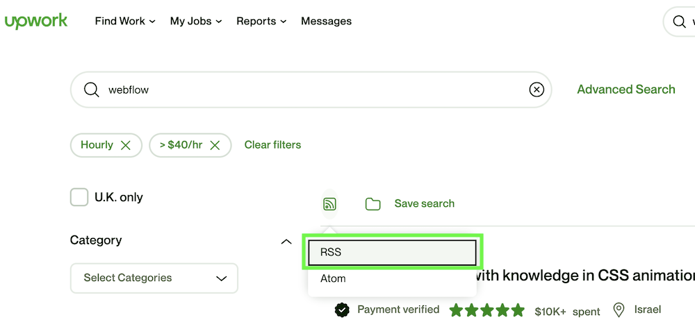 upwork select rss feed.png
