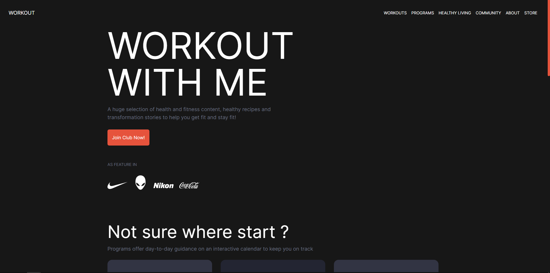 Thumbnail do projeto Workout LP