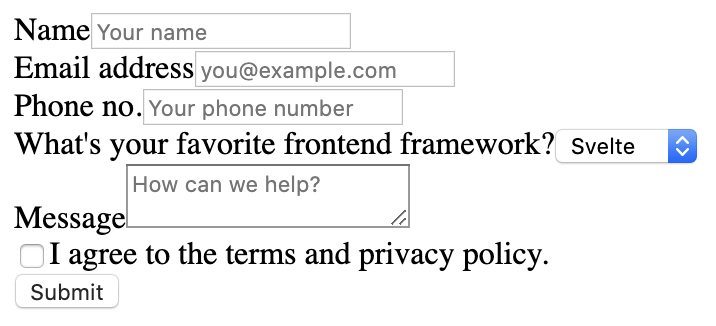 Form Components