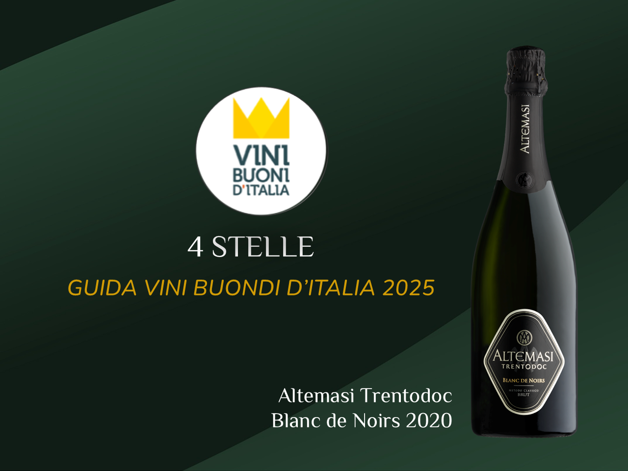 4 STELLE PER ALTEMASI BLANC DE NOIRS