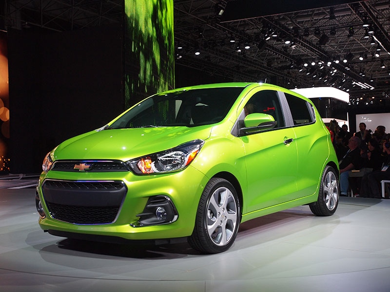 2016 Chevy Spark at the 2015 New York International Auto Show ・  Photo by Megan Green