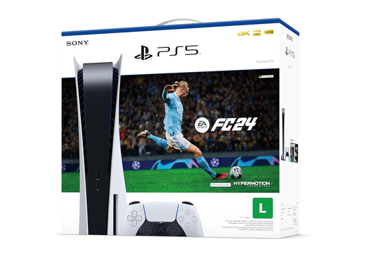 Imagem do produto Console PS5 + EA SPORTS FC 24 – Sony em Kabum