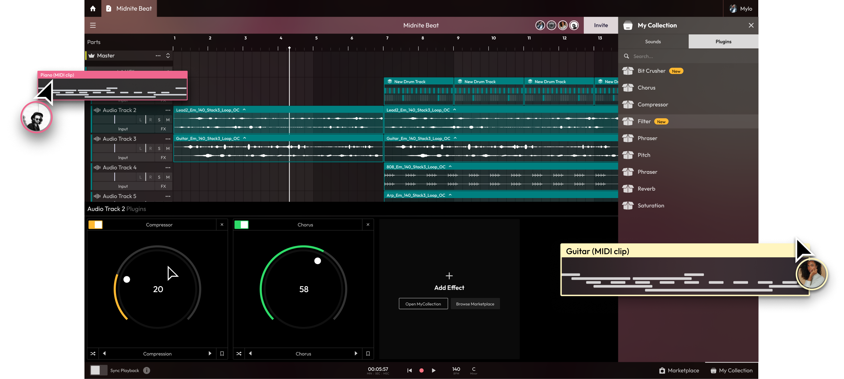 BeatConnect Collaborative Music Creation