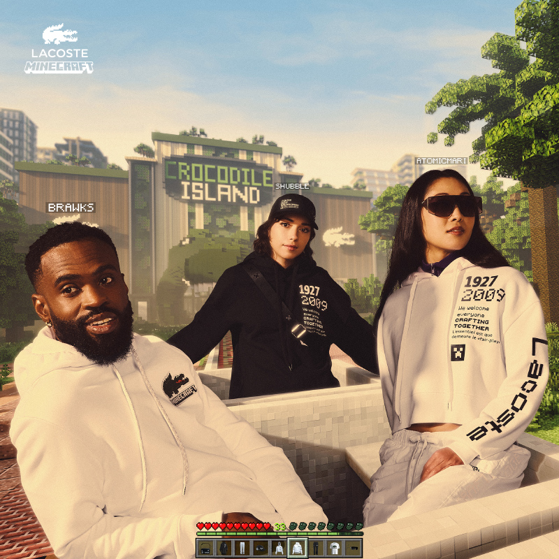 Lacoste x Minecraft SS22 Collection Officially Unveiled