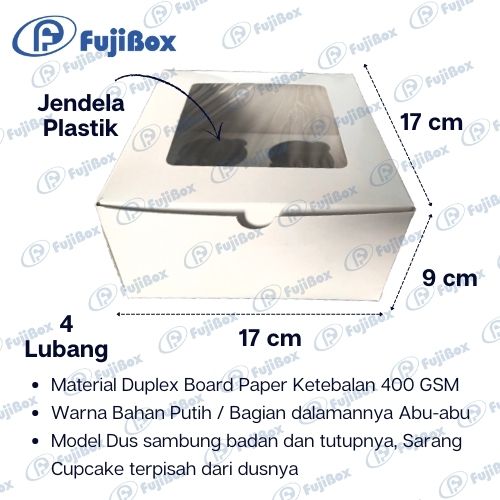 FUJIBOX DUS CUP CAKE | CC L4 17 X 17 X 9 | KOTAK CUP CAKE