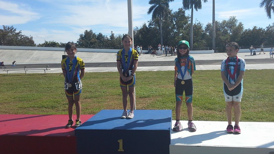 2014 Pan Am outdoor event. Xalia 1st place, Zakayla 2nd.  Pembroke Pines, FL.