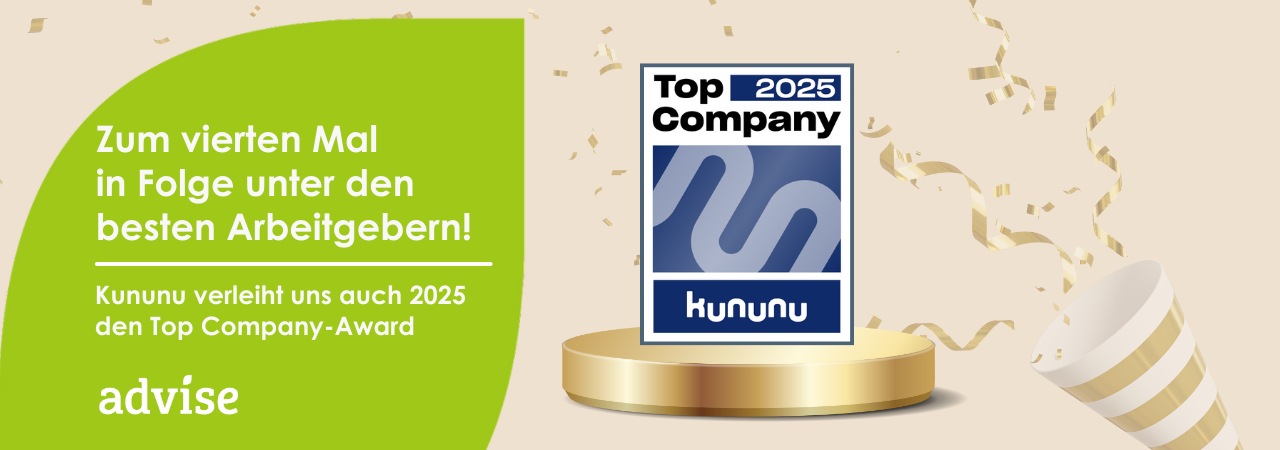 Zum vierten Mal in Folge erhalten wir den Top Company Award!