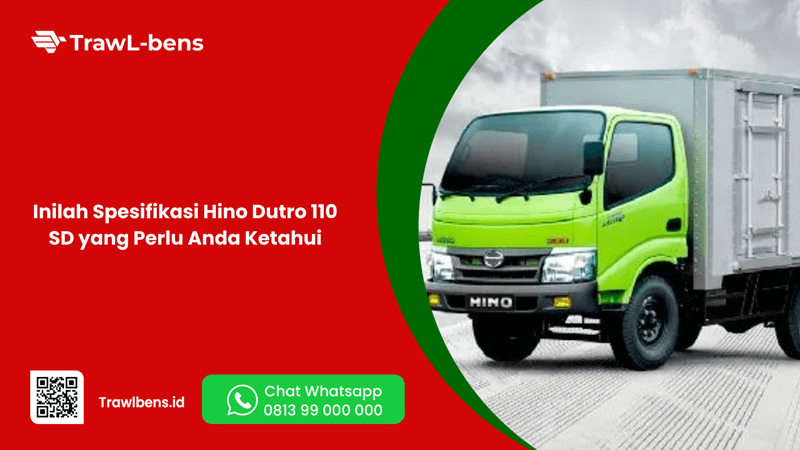 Inilah Spesifikasi Hino Dutro 110 SD yang Perlu Anda Ketahui