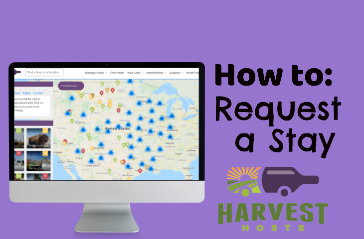 How to Request a Stay with a Harvest Hosts Location