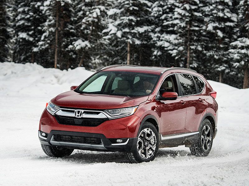 Colorado Ice Driving Encounter Honda CR V ・  Photo by Rocky Mountain Redline