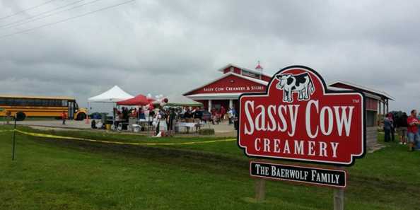 Sassy Cow Creamery produces excellent milk and ice cream.