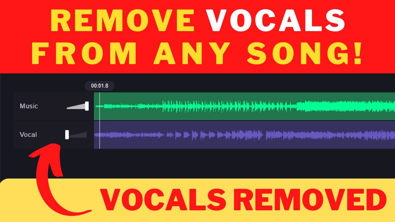 How To Remove VOCALS From A SONG Without ANY SOFTWARE
