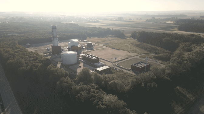 Industrial drone photography in Munich Germany