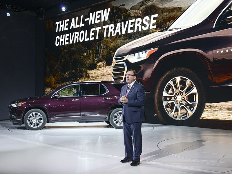 2018 Chevrolet Traverse reveal at NAIAS ・  Photo by North American International Auto Show