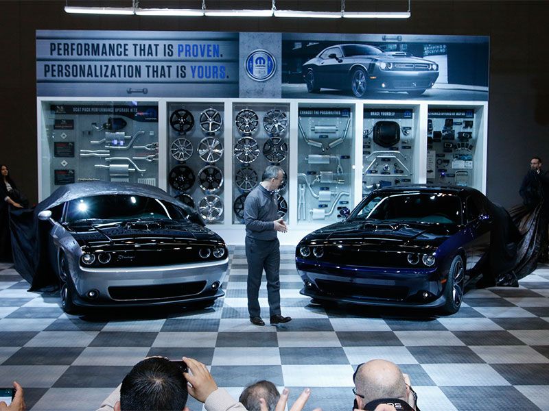 2017 CAS Mopar Challenger unveil ・  Photo by Chicago Auto Show