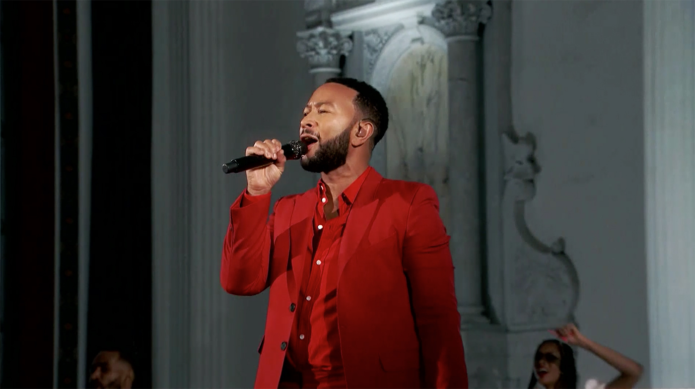 John Legend Films 4th of July Performance