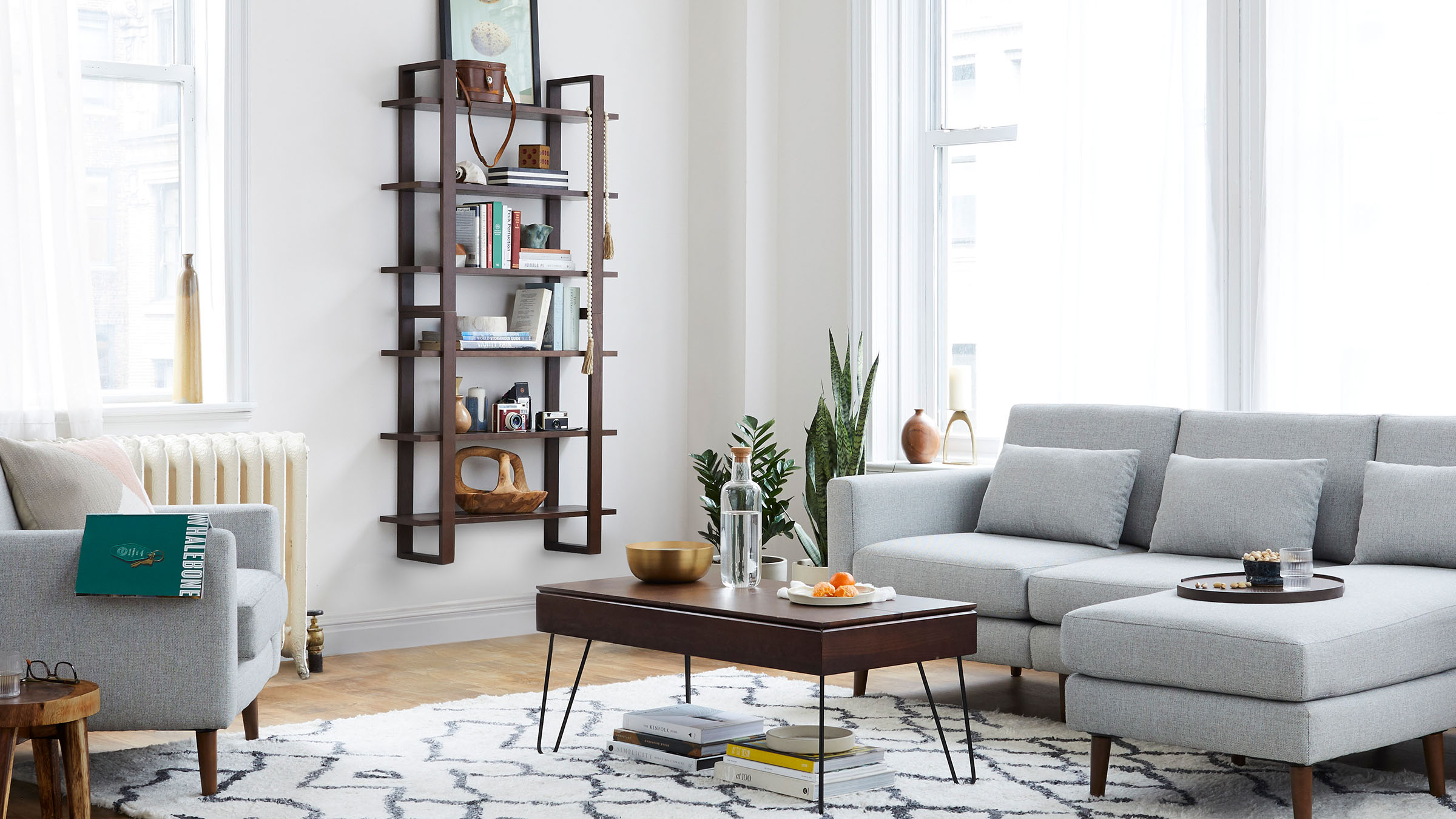 Index Wall Shelf, Set of 2 Burrow