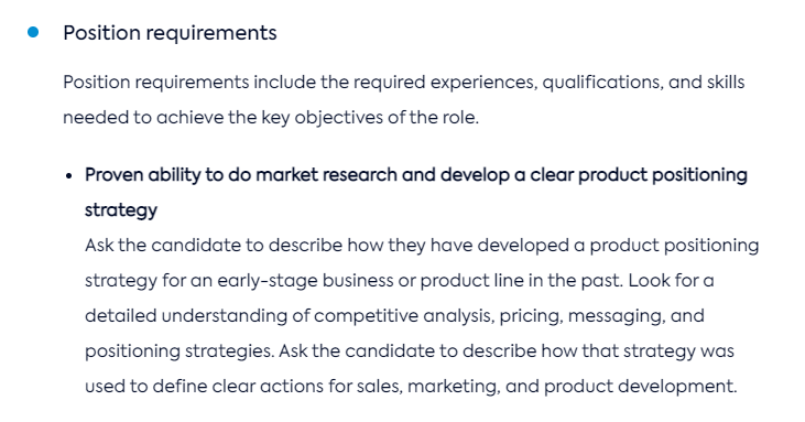 Example position requirement for a Head of Marketing role (SaaS) - Wisnio.png