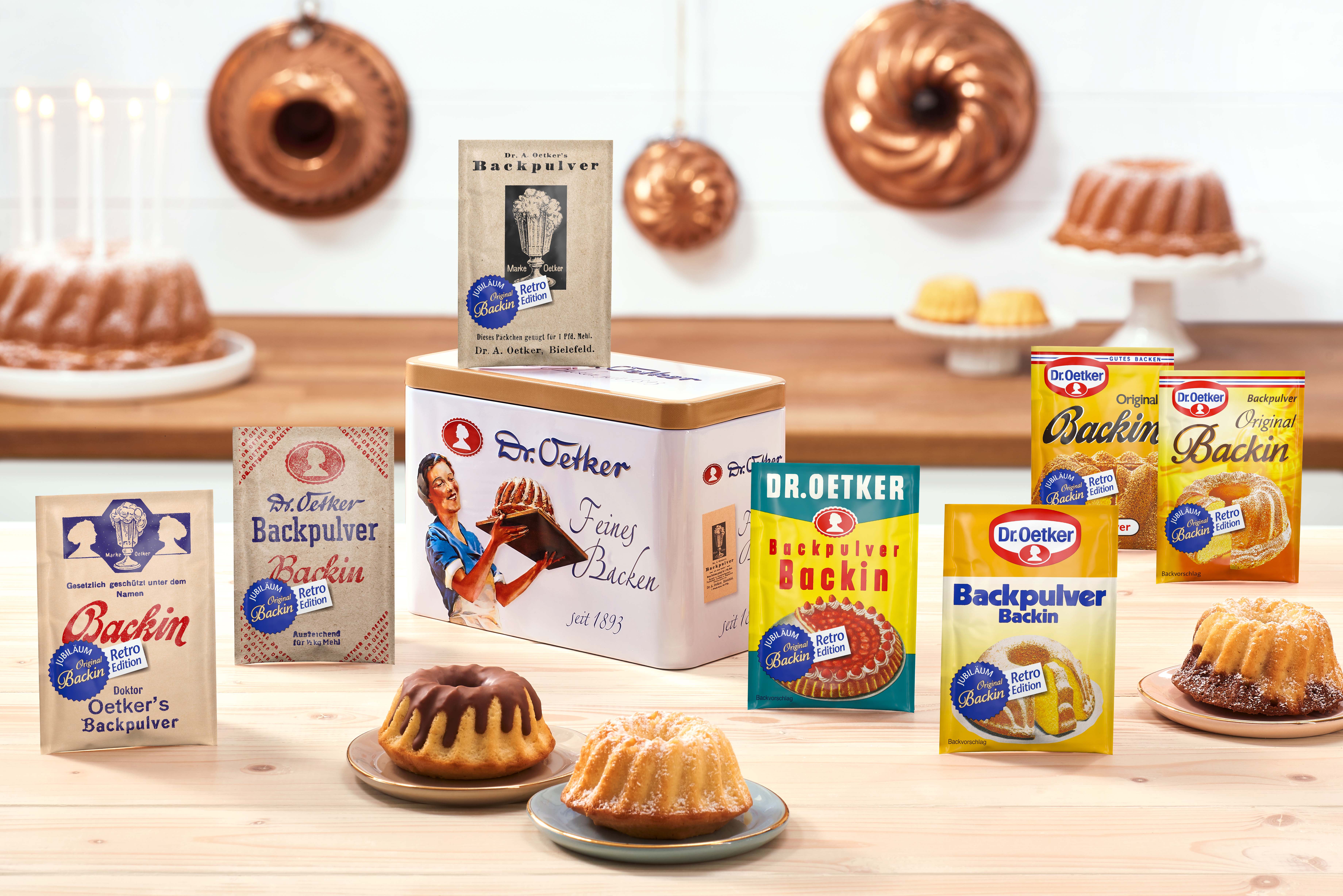 130 years of Dr. Oetker Backing baking powder Dr. Oetker Stories