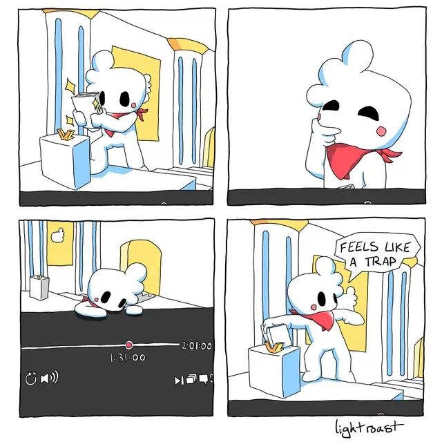 Panel 1: nullPanel 2: nullPanel 3: nullPanel 4: nullThis is the end of the comic.