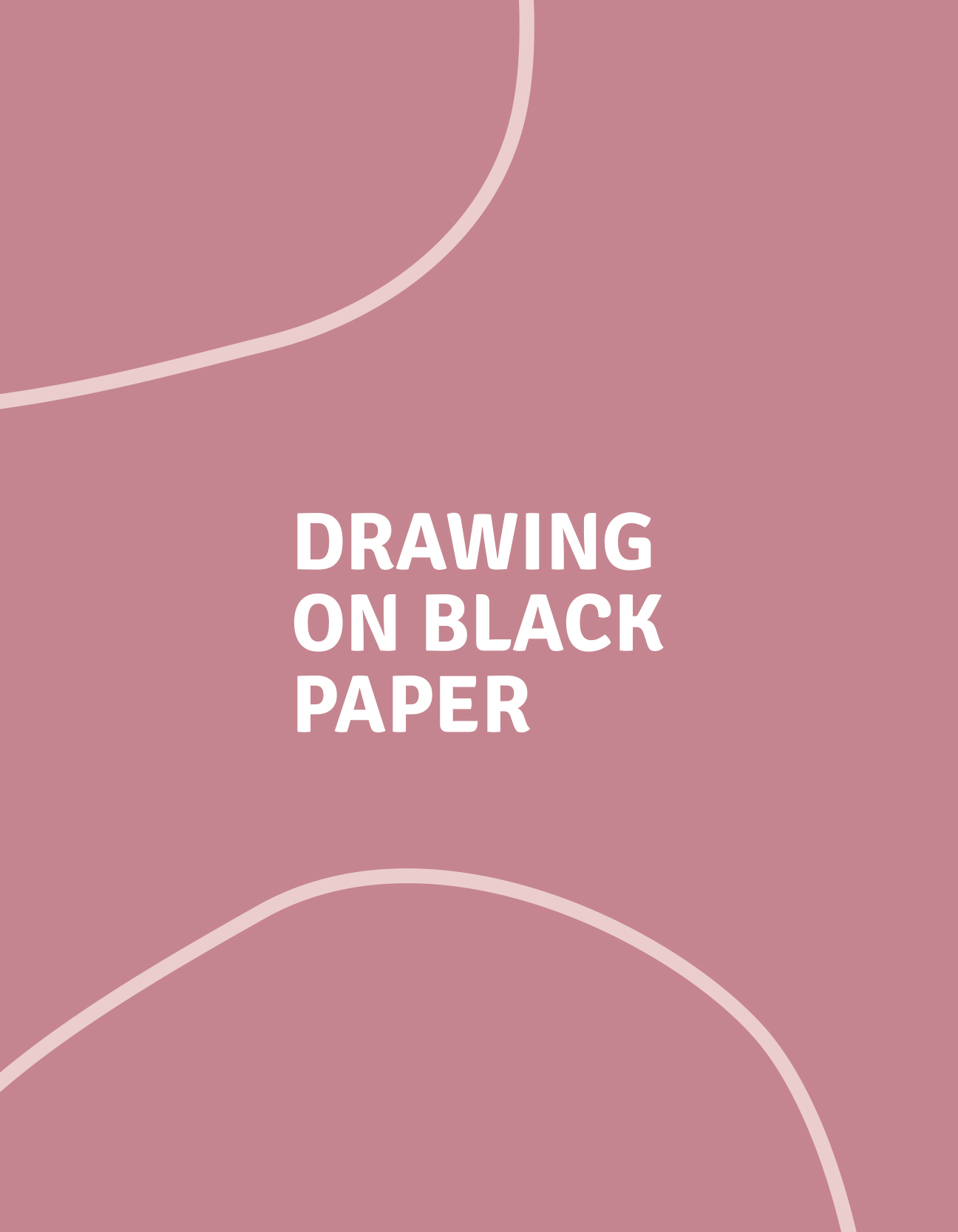 How to: Draw on black paper | Vaessen Creative