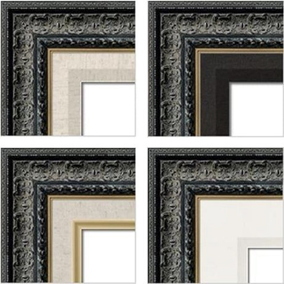 Four corner shots of different frame types