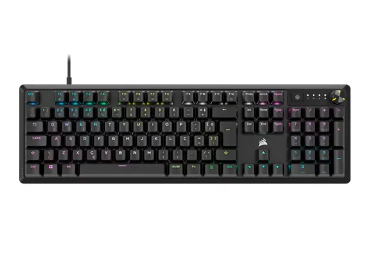 Imagem do produto Teclado Mecanico Corsair K70 Core, RGB, ABNT2, Switch MLX Vermelho, Preto, CH-910971E-BR em Mercado Livre