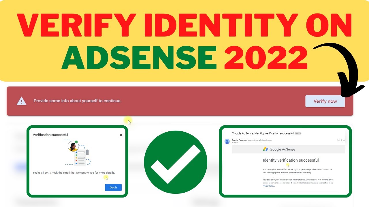 How To VERIFY Identity On Google ADSENSE 2022 | Google AdSense IDENTITY Verification process 2022