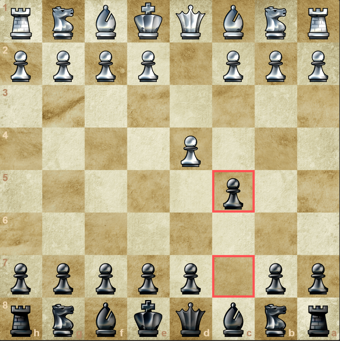 Sicilian Defense: Old Sicilian Variation, 0-1 