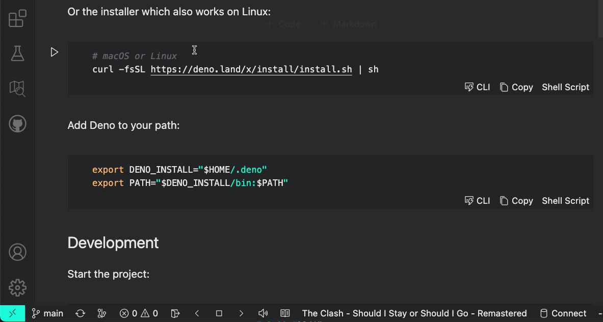 Forgo tedious copy & paste with notebook-style run controls