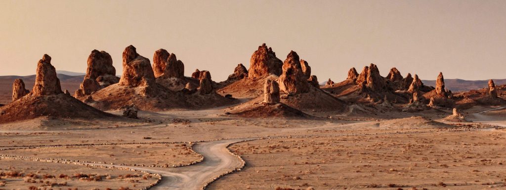 Trona Pinnacles is a gorgeous scnic area located along California's Highway 395.