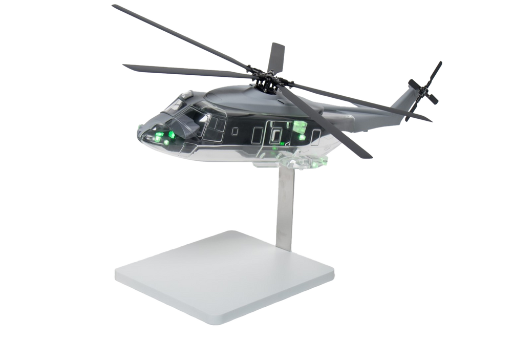 Hensold Helikopter Modell freigestellt