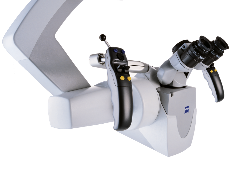 Pentero surgical microscope operating console in detail