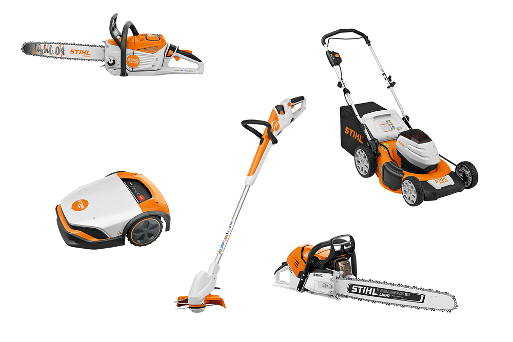 Various products from Stihl