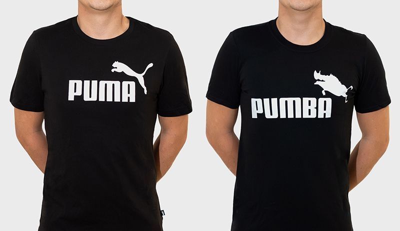 Sonderpreis „Kreativ-Schmarotzer“ - T-shirt „PUMA“-Logo